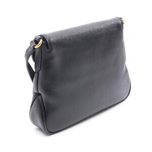 Gucci Leather GG Shoulder Marmont Black Bag